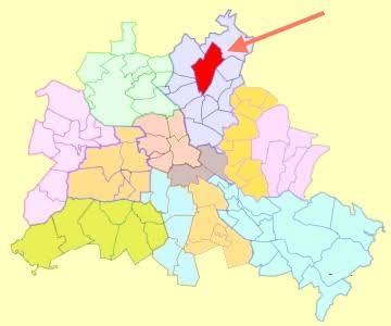 Ruhige Wohngegend mit viel Grün im Norden Berlins
